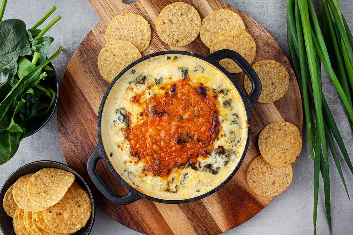 4 Ingredient Spinach Dip Recipe