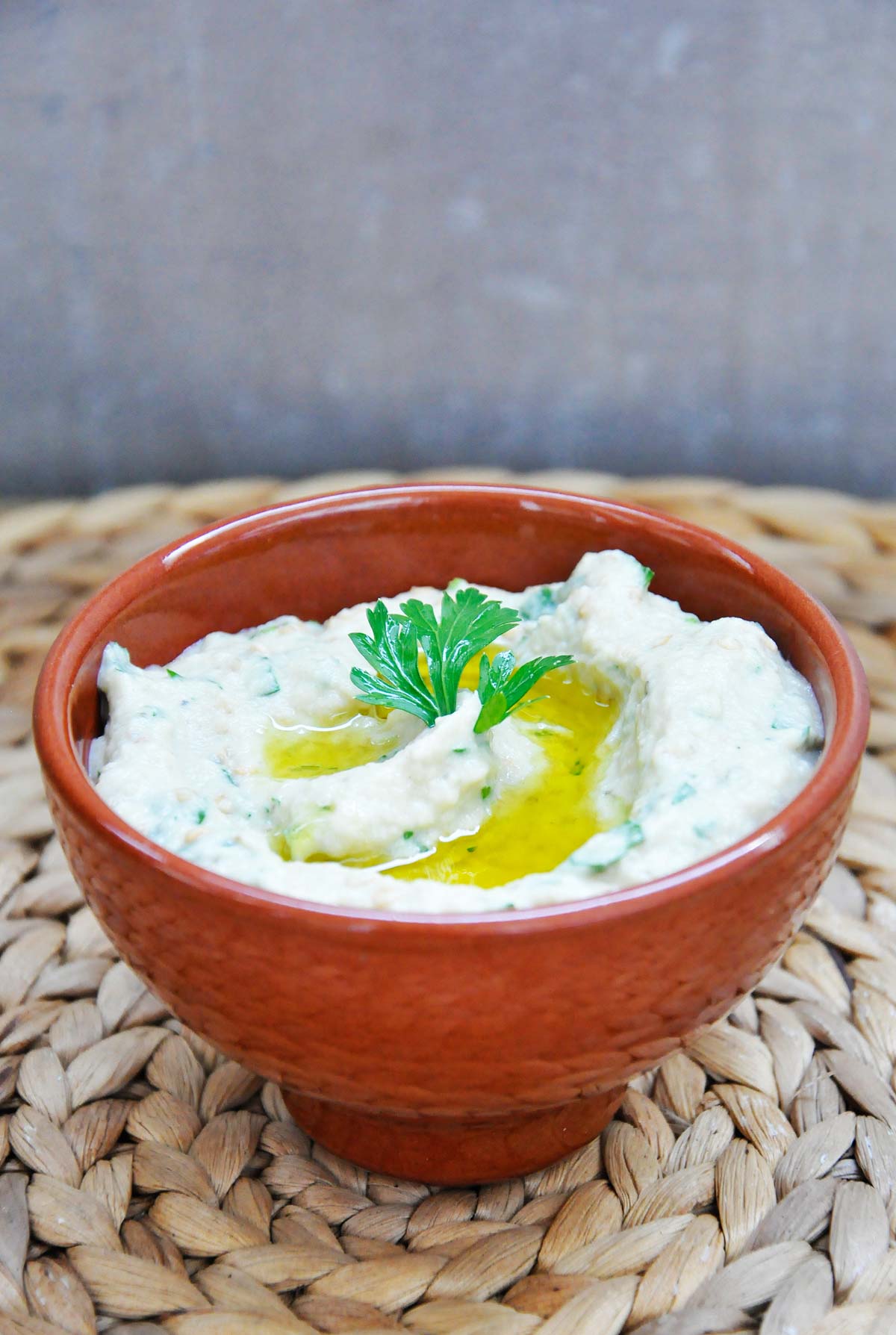 Baba Ganoush Tahini Eggplant Spread Salata de vinete cu tahini reteta