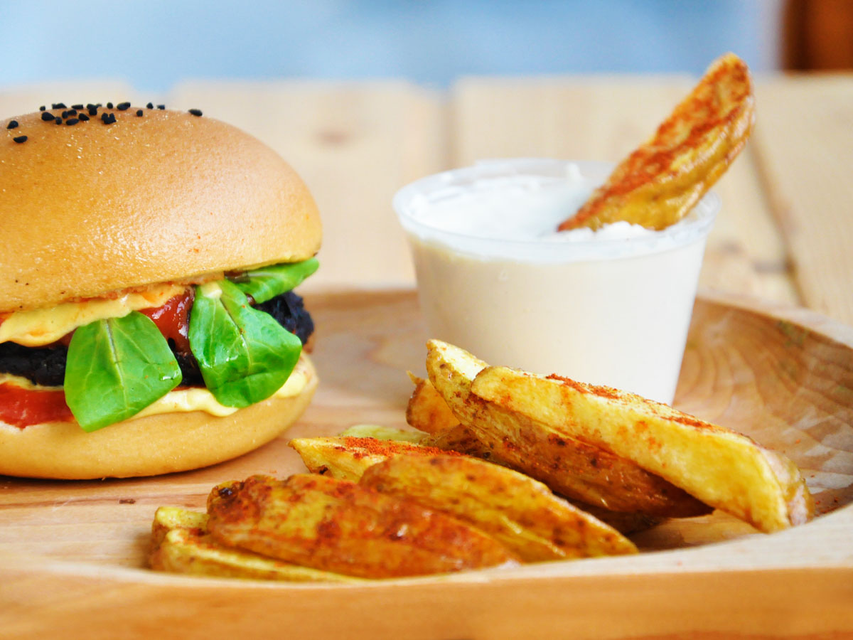 protein-rich Black Bean Burgers