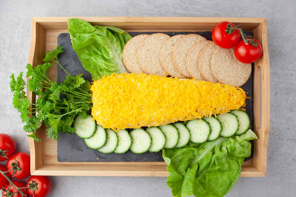 Carrot Cheese Ball Easter Appetizer 