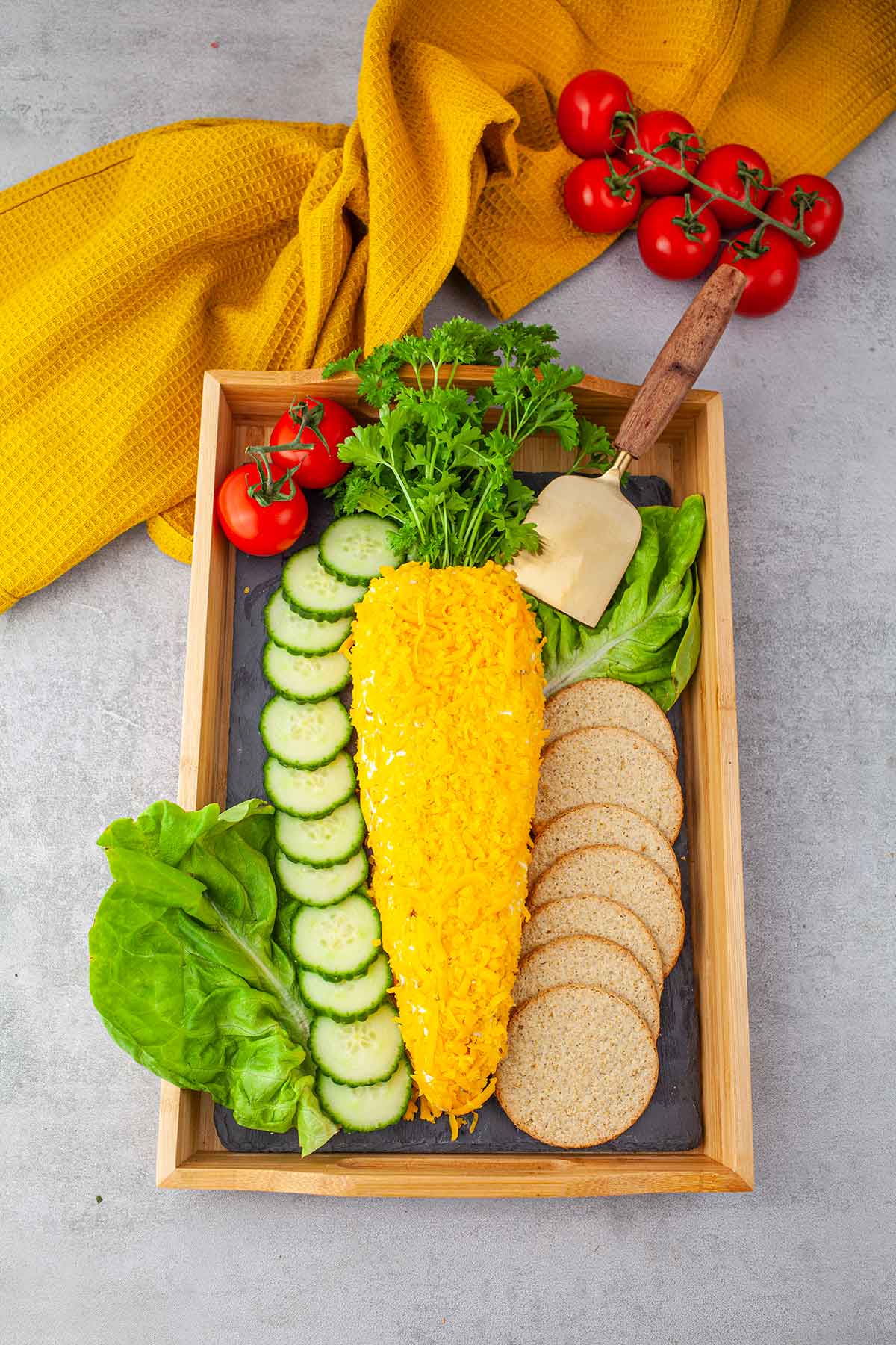 Carrot Cheese Ball for Easter 