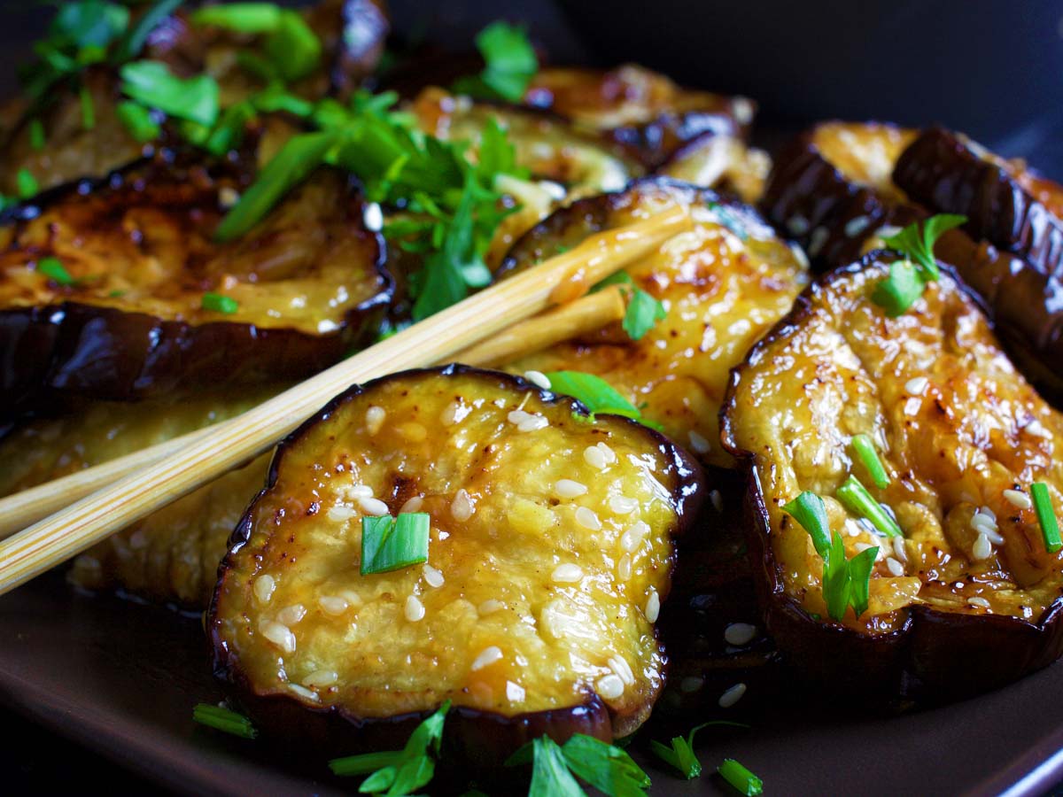 chinese eggplant with garlic sauce