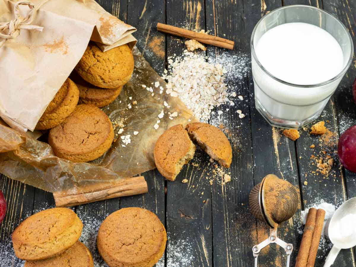 vegan recipe for Cinnamon Cookies 