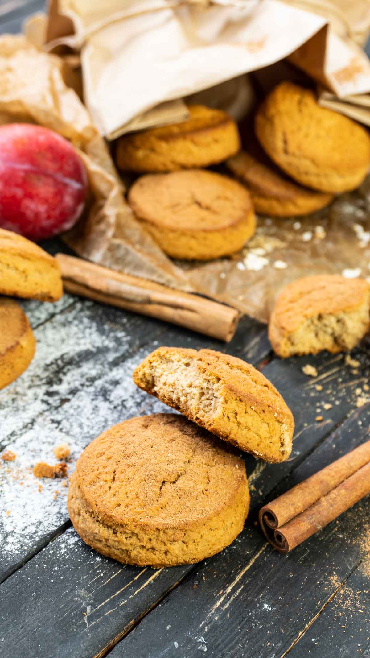 Cinnamon Oat Cookies 