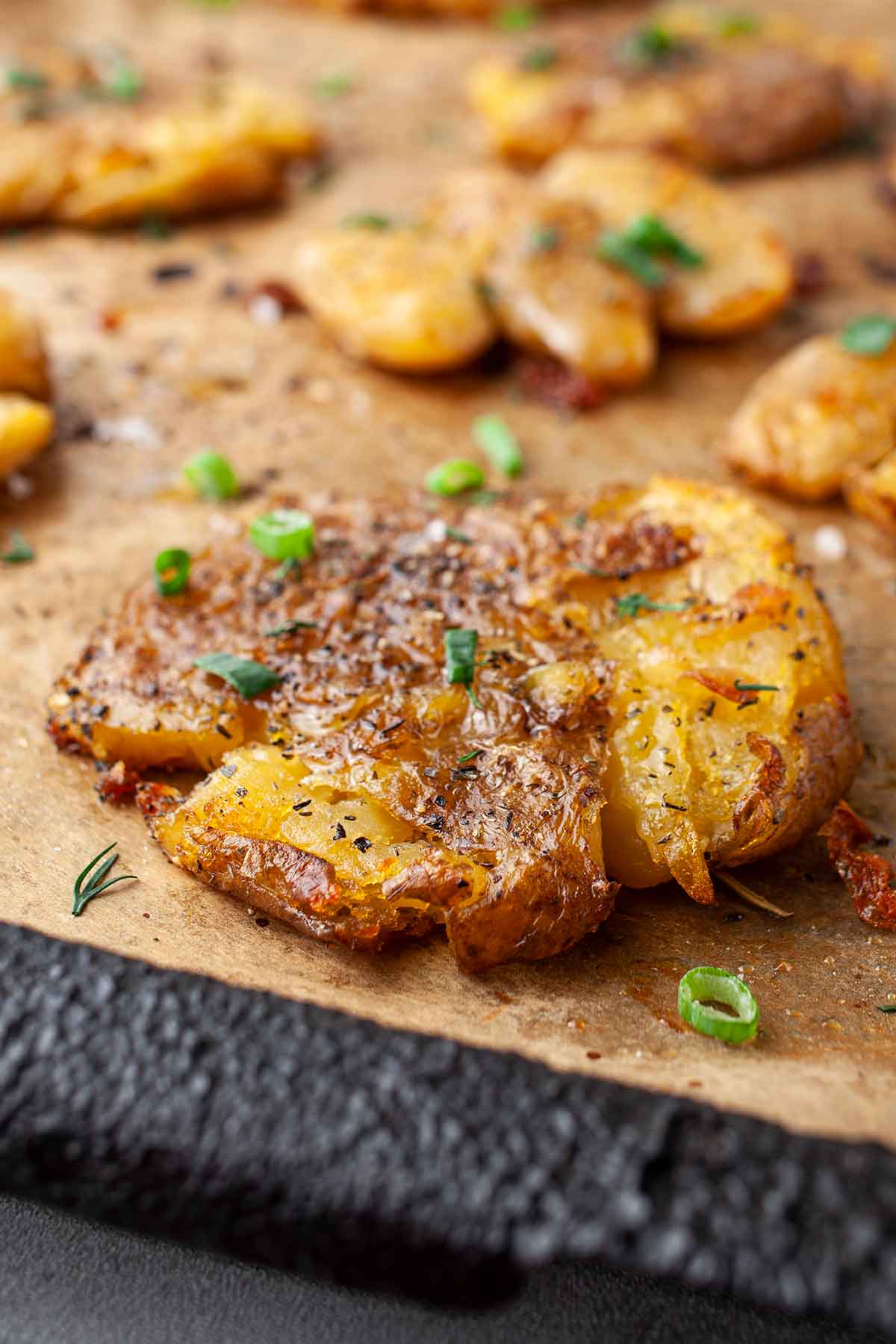 Crispy Smashed Potatoes 