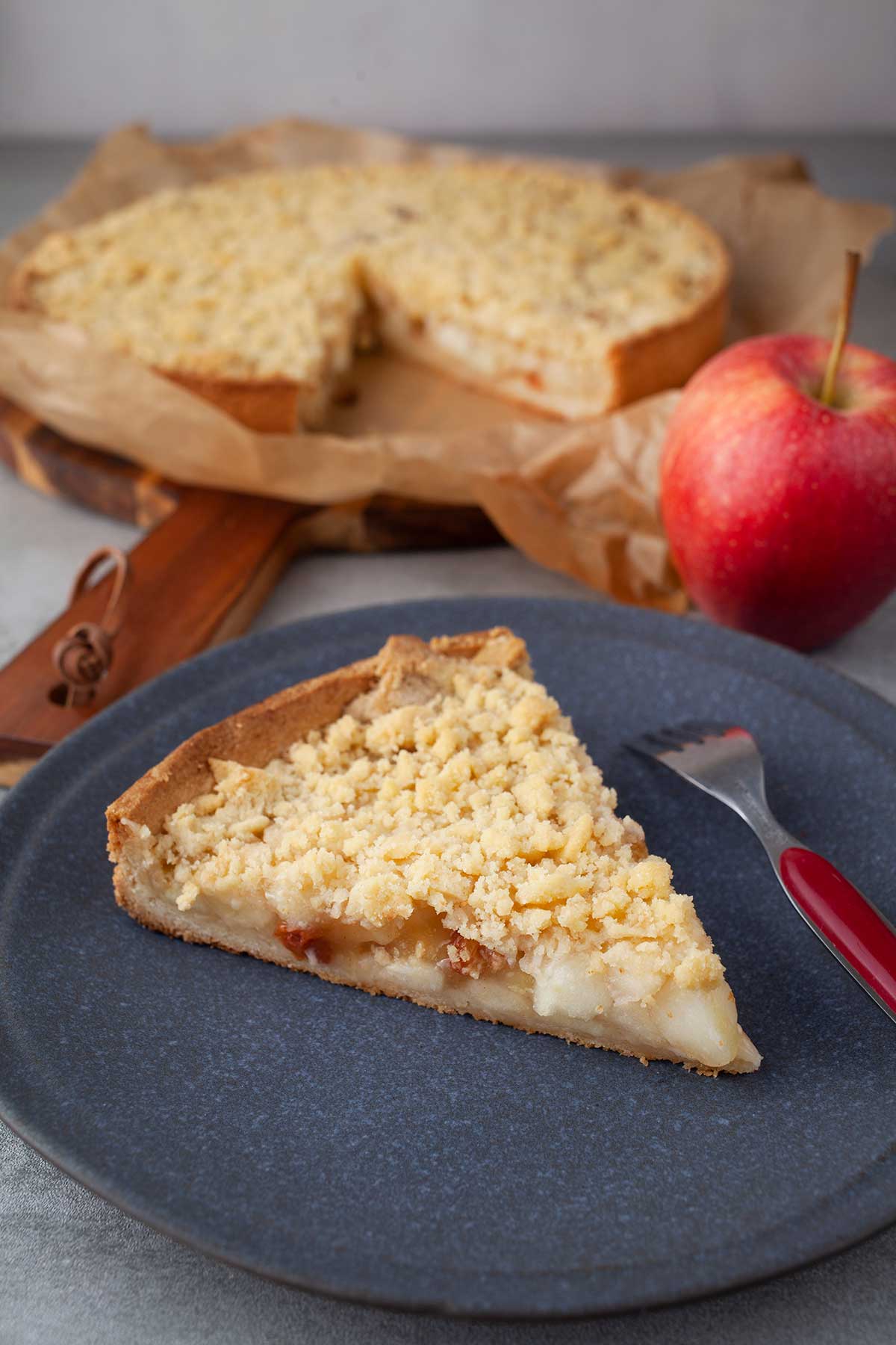 Dutch Apple Pie Dessert Sliced