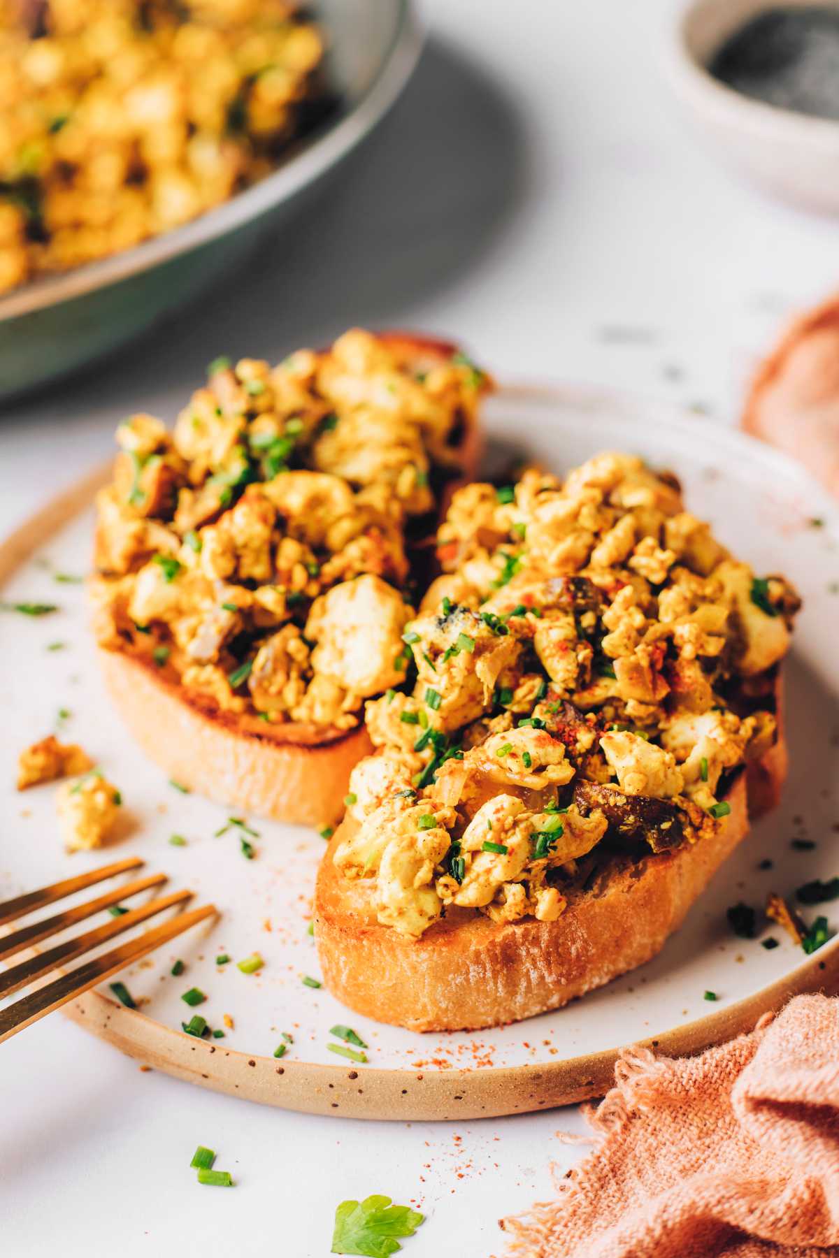 Flavorful Silken Tofu Scramble