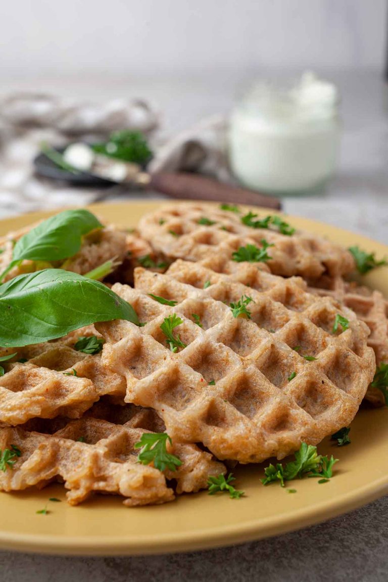 Gluten-Free Rice waffles vafe de orez