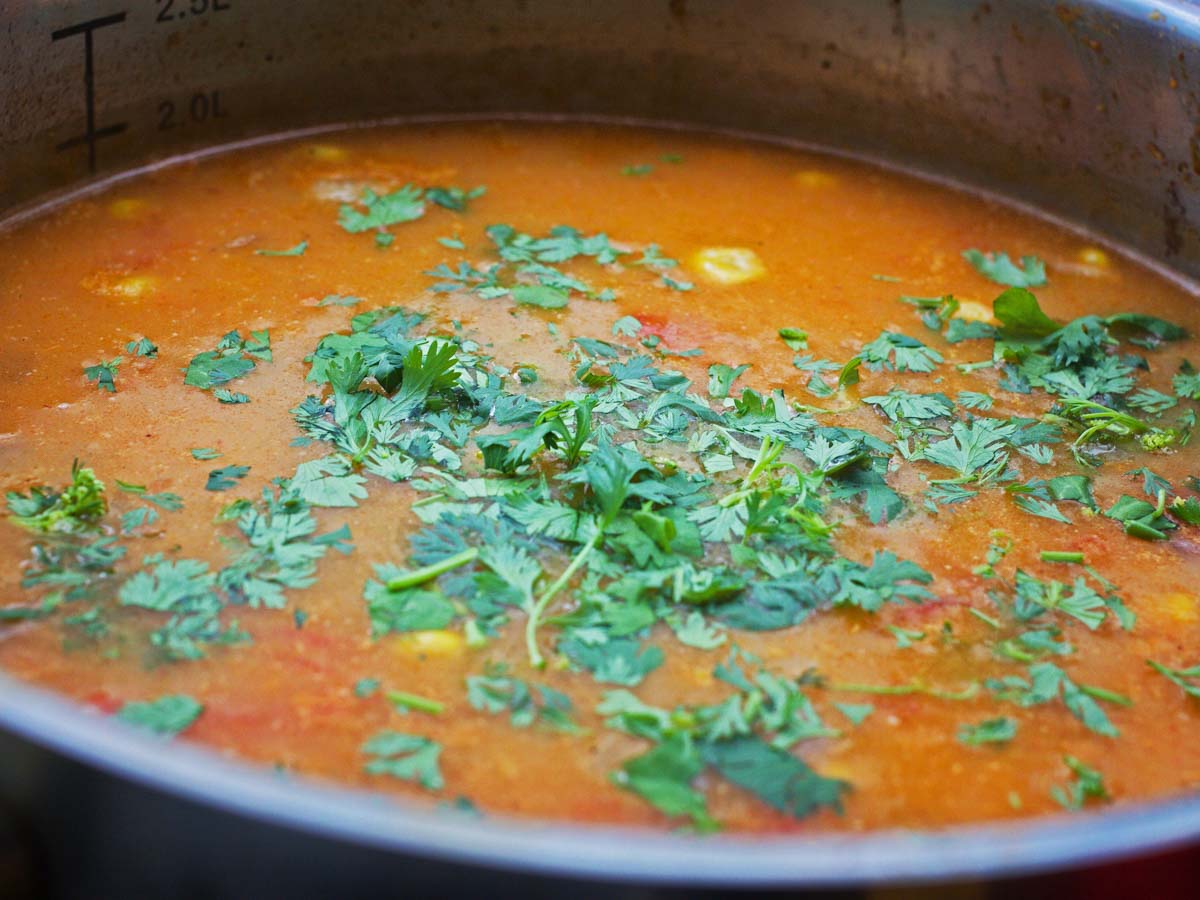 Mexican corn soup recipe