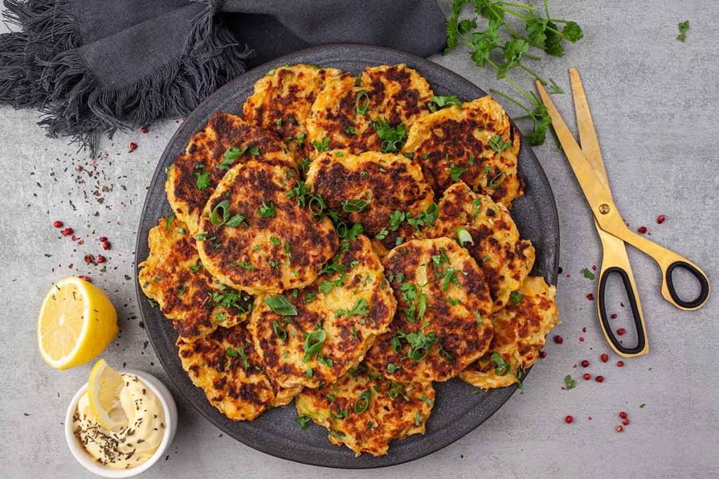 Kohlrabi fritters easy