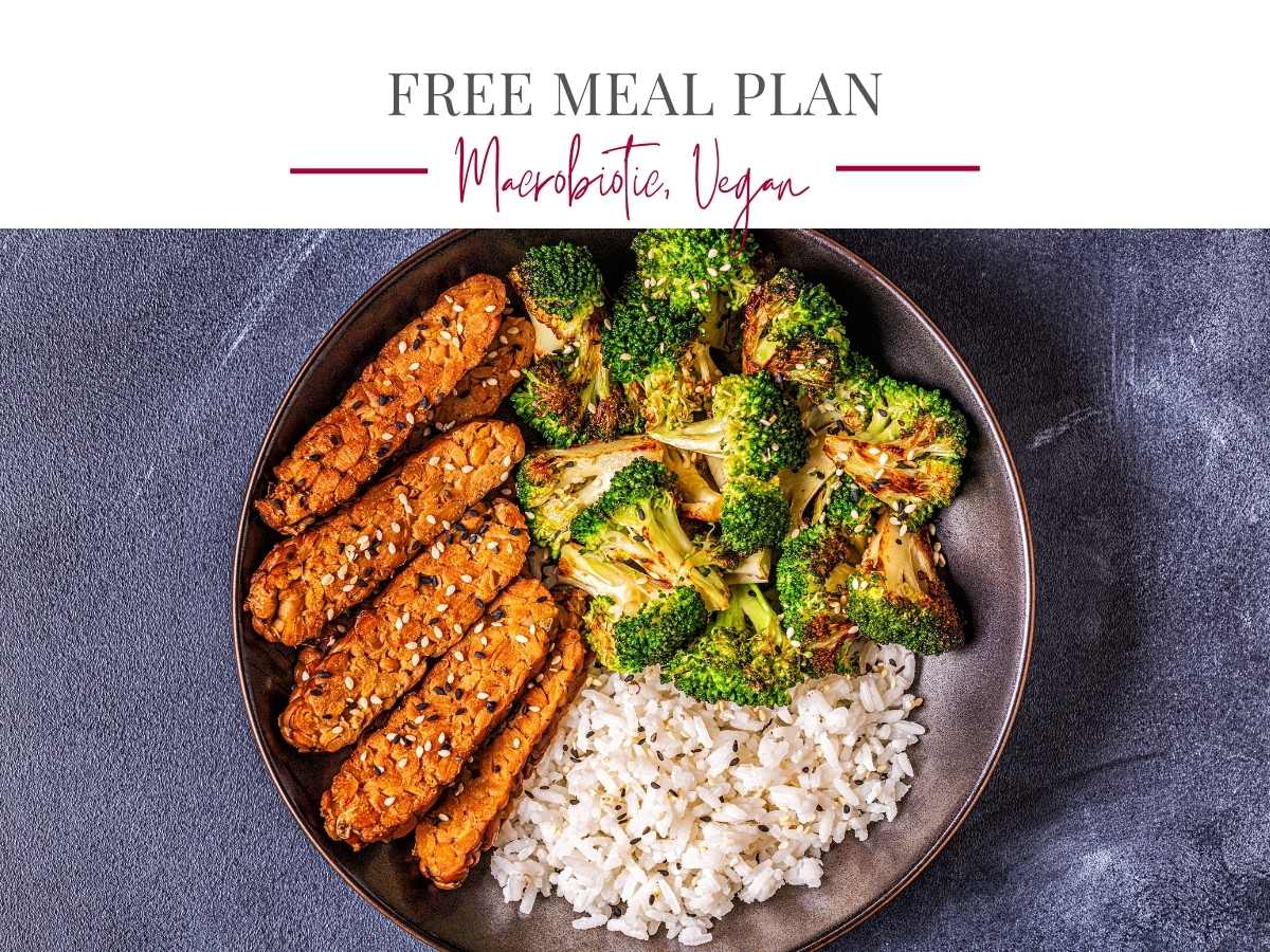 macrobiotic vegan gourmandelle free meal plan featured