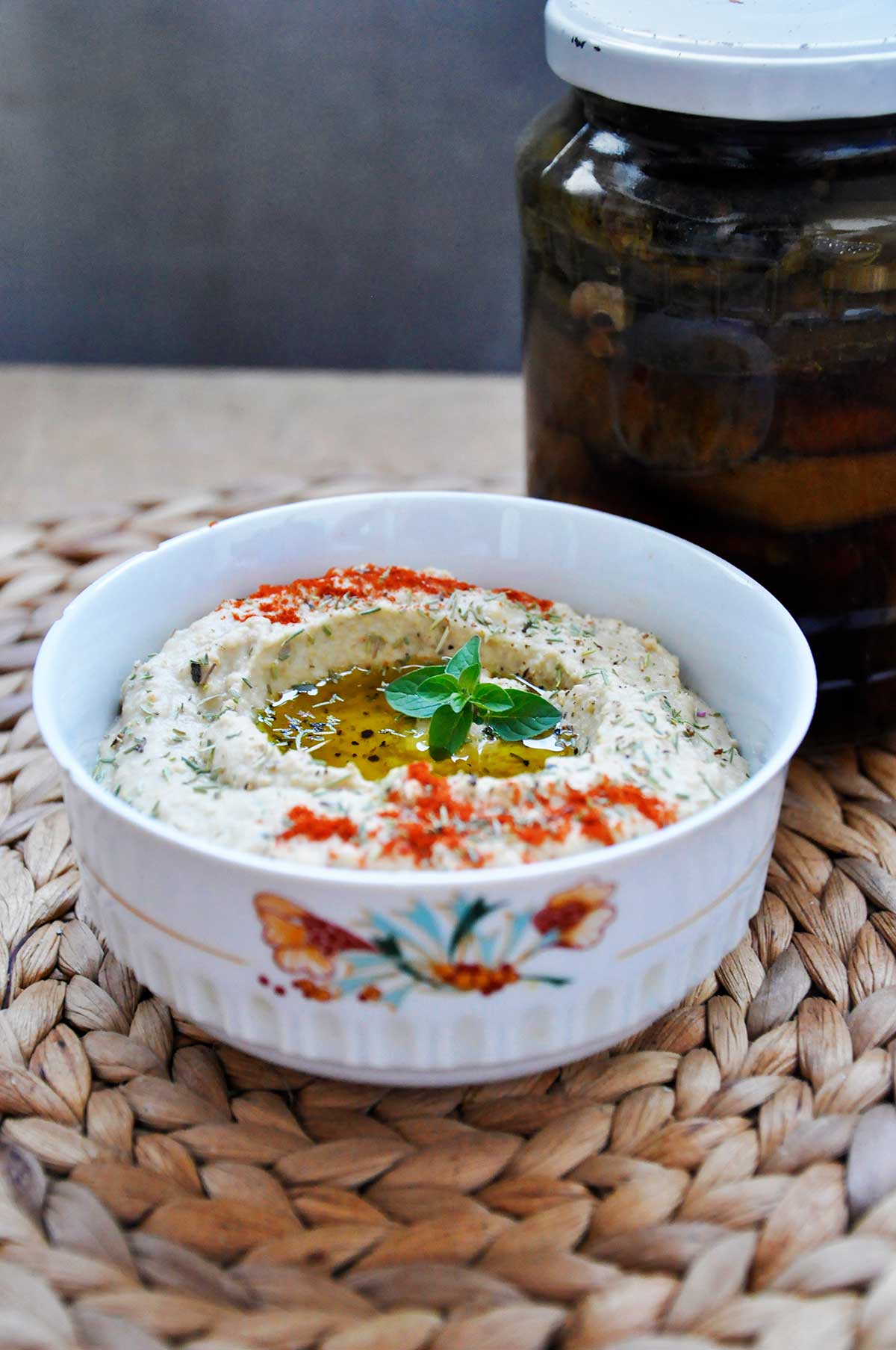 Marinated Eggplant Hummus