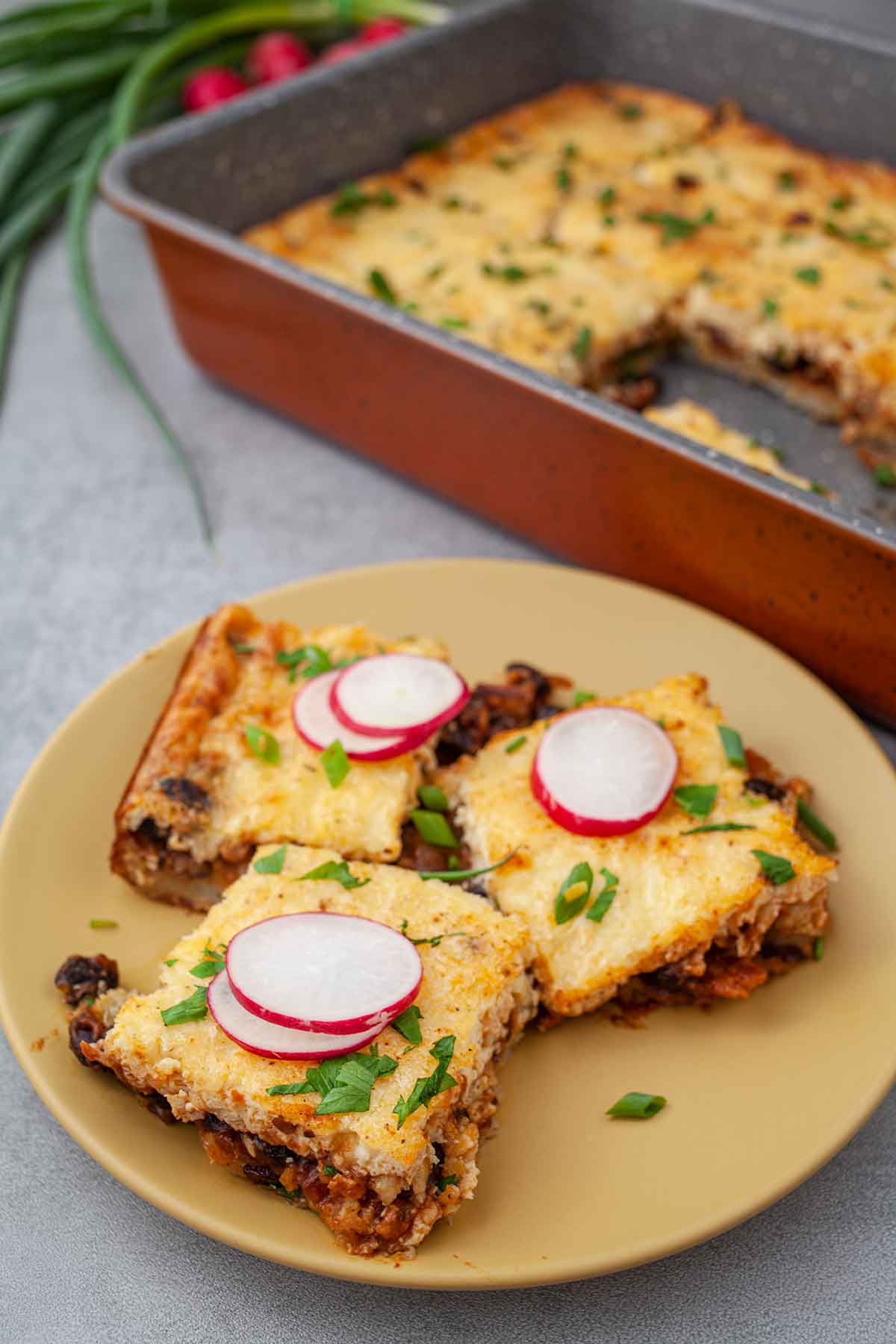 Mexican Breakfast Casserole Vegetarian 