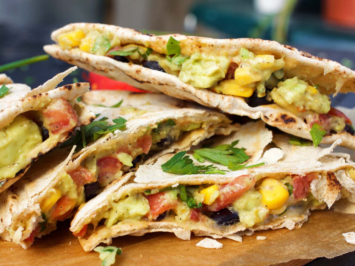 Mexican Vegan Quesadillas
