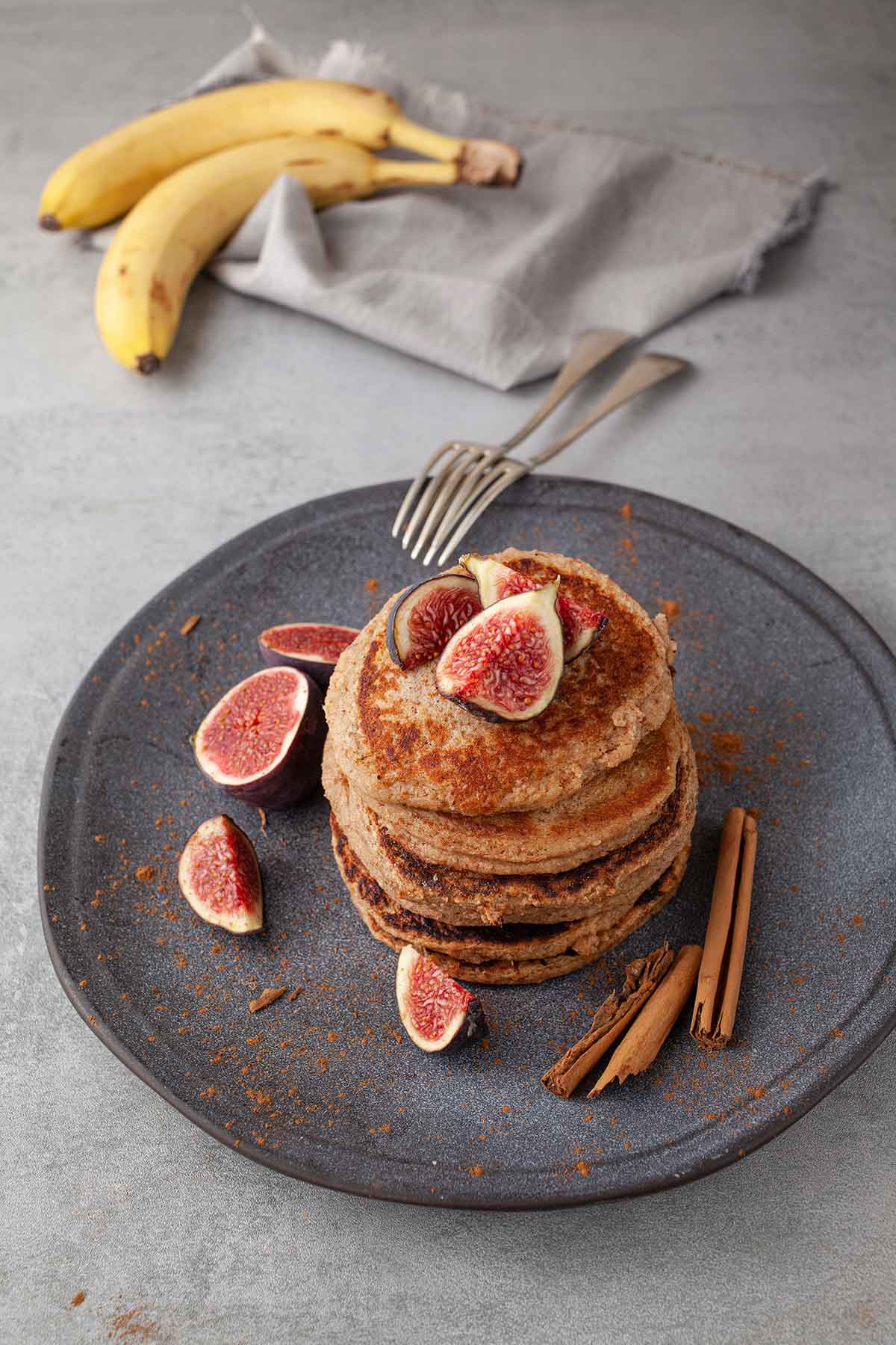 Oats and banana pancakes