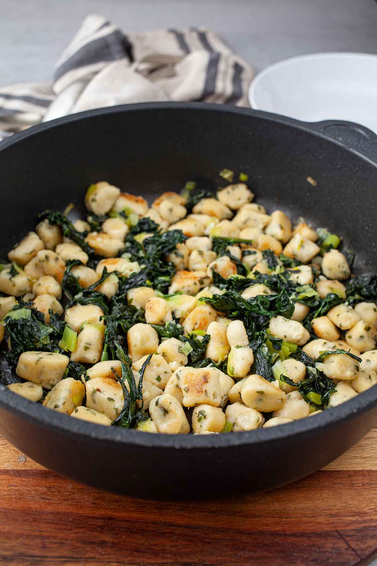 Parisian gnocchi vegetarian recipe