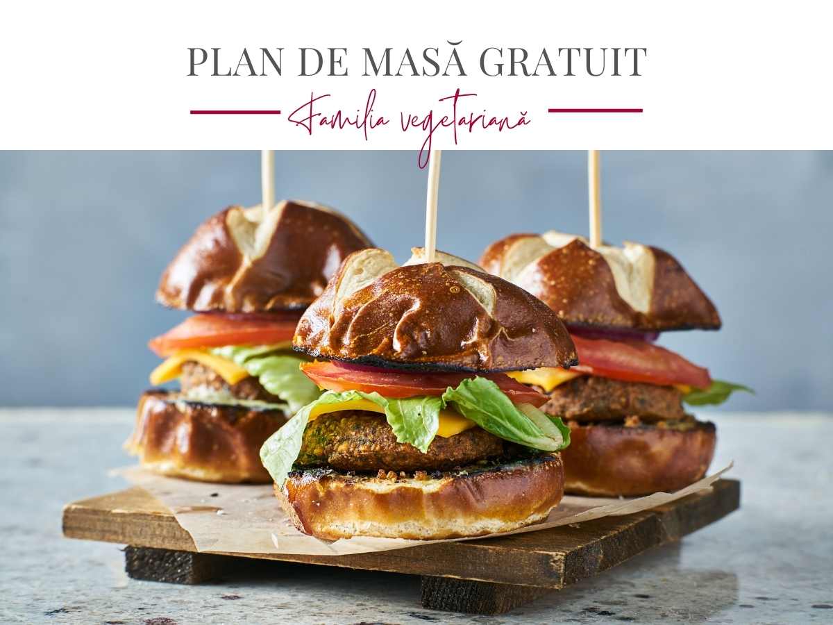 Plan de masă gratuit familia vegetariana
