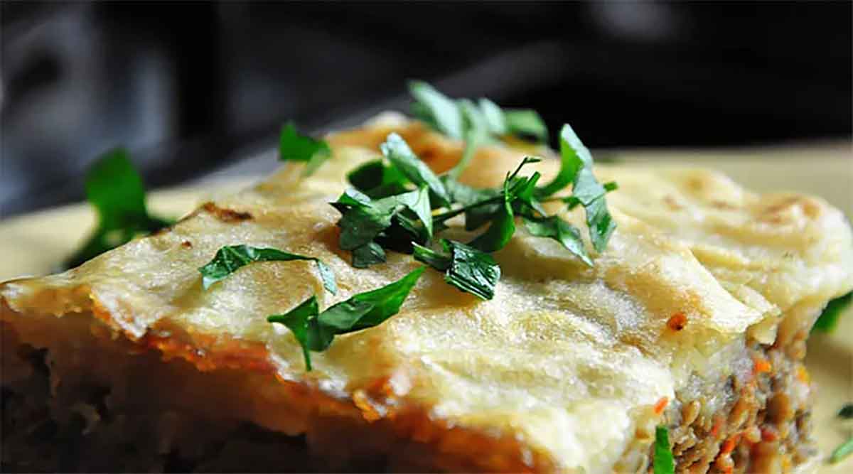 Potato and Mushrooms Shepherd's Pie Vegetarian