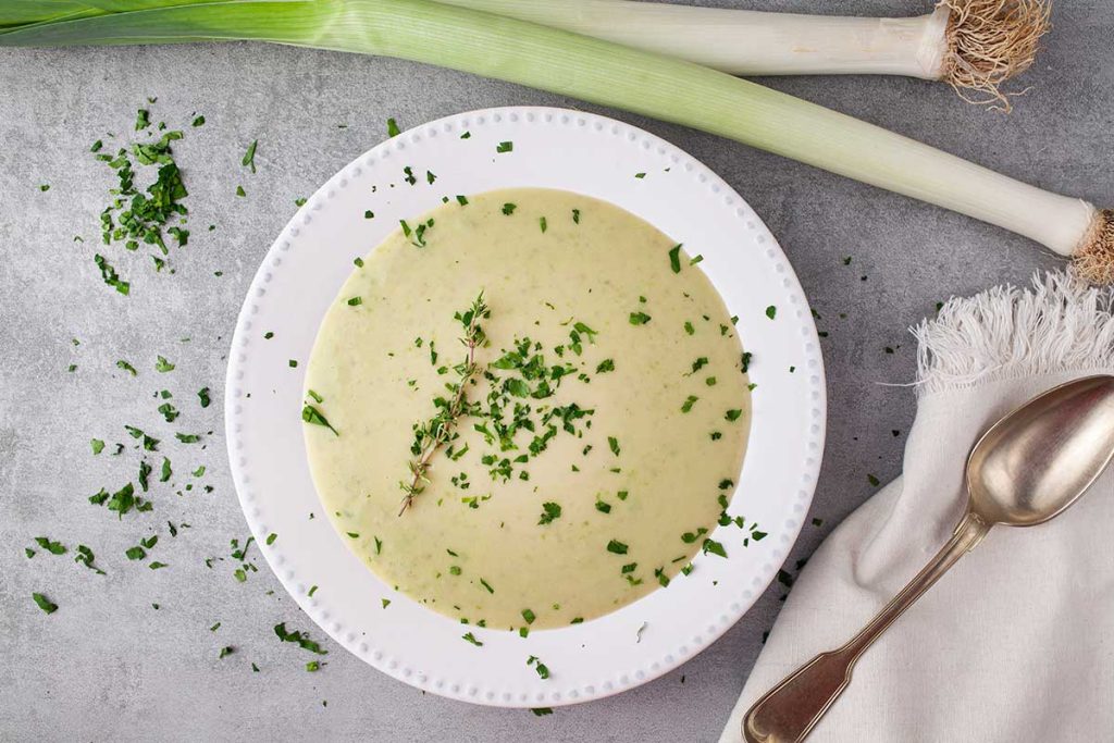 Potato Leek Soup with Thyme