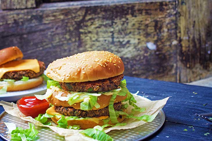 american cuisine vegan big mac