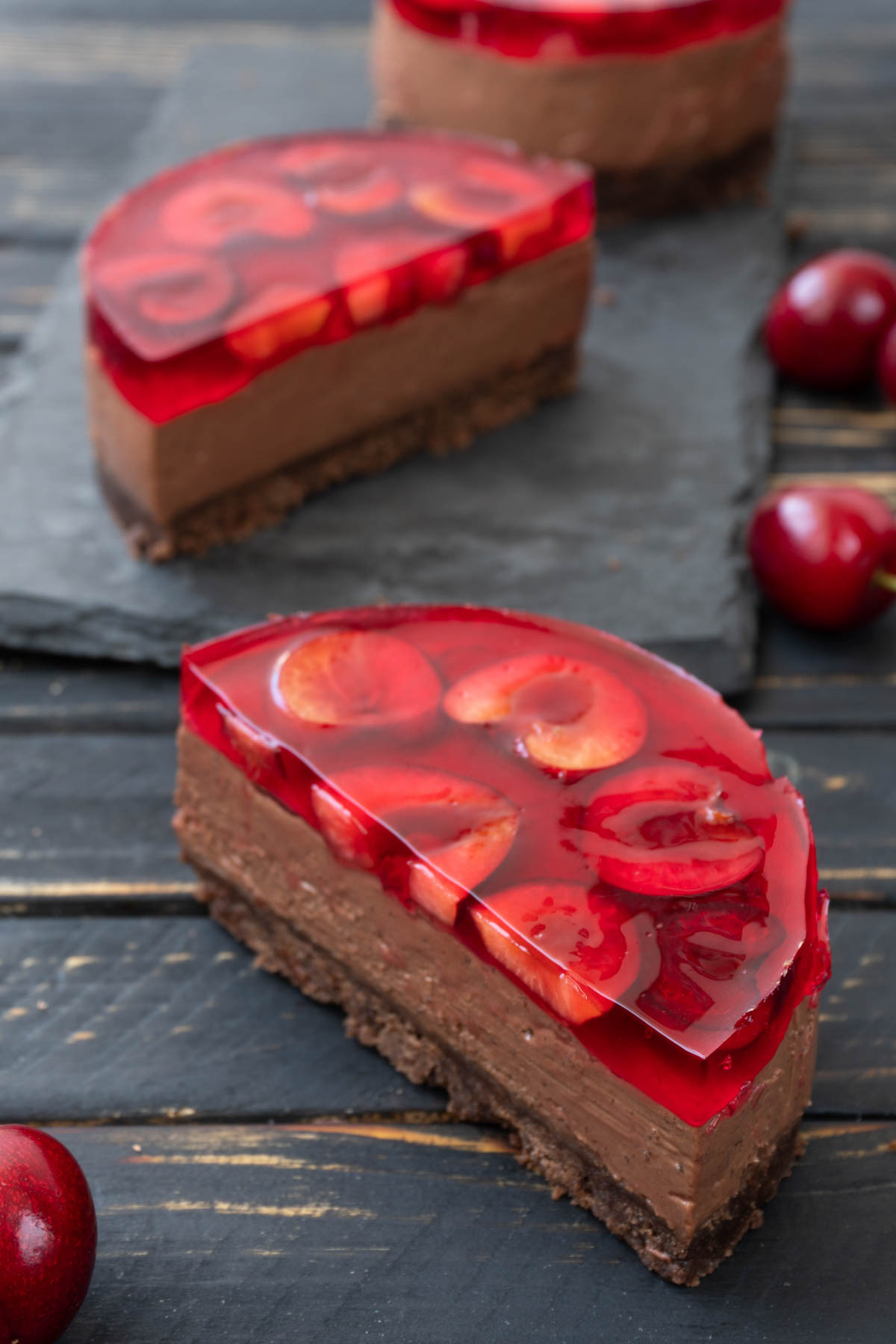 Vegan Cherry Cheesecake