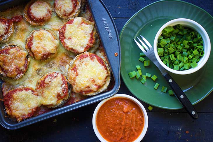 vegan eggplant parmesan vinete parmigiana reteta