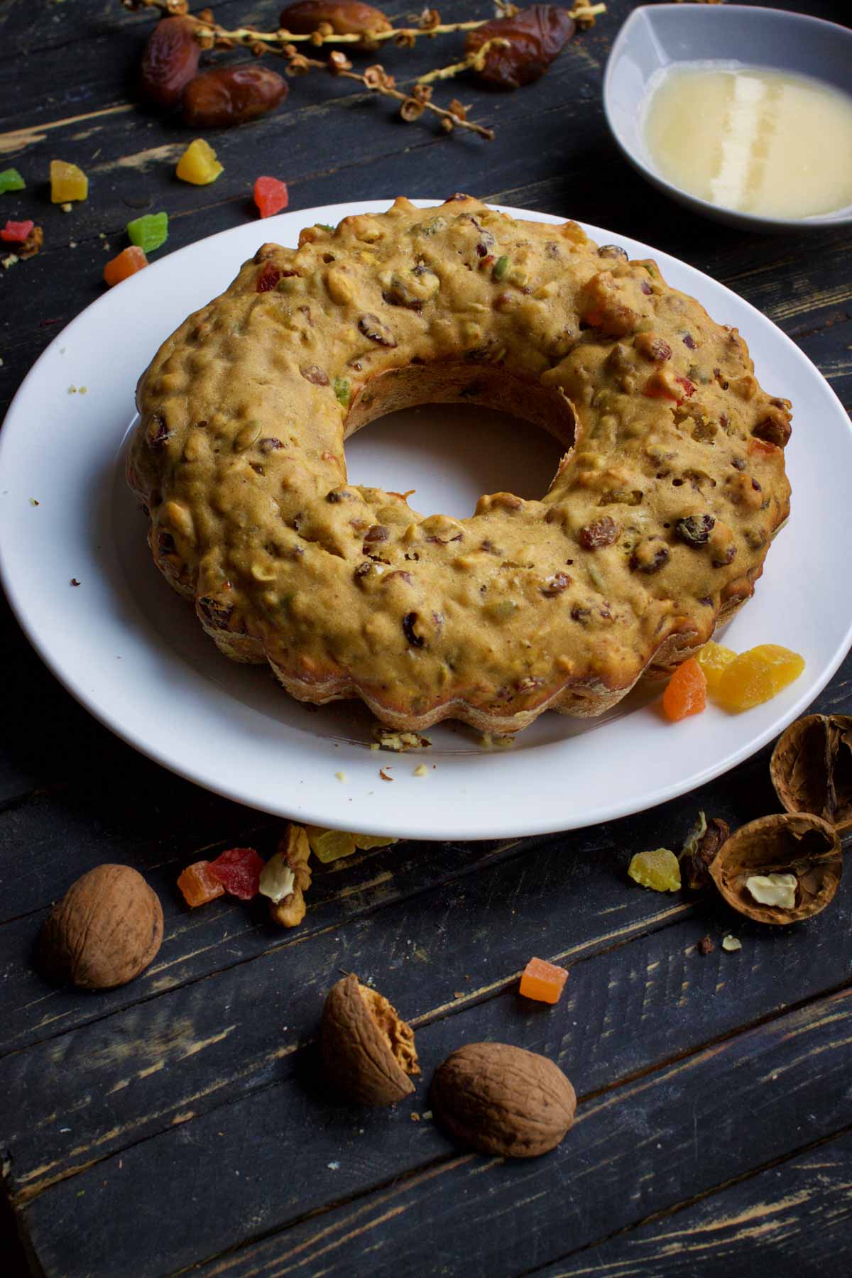 how to make a Vegan Fruitcake