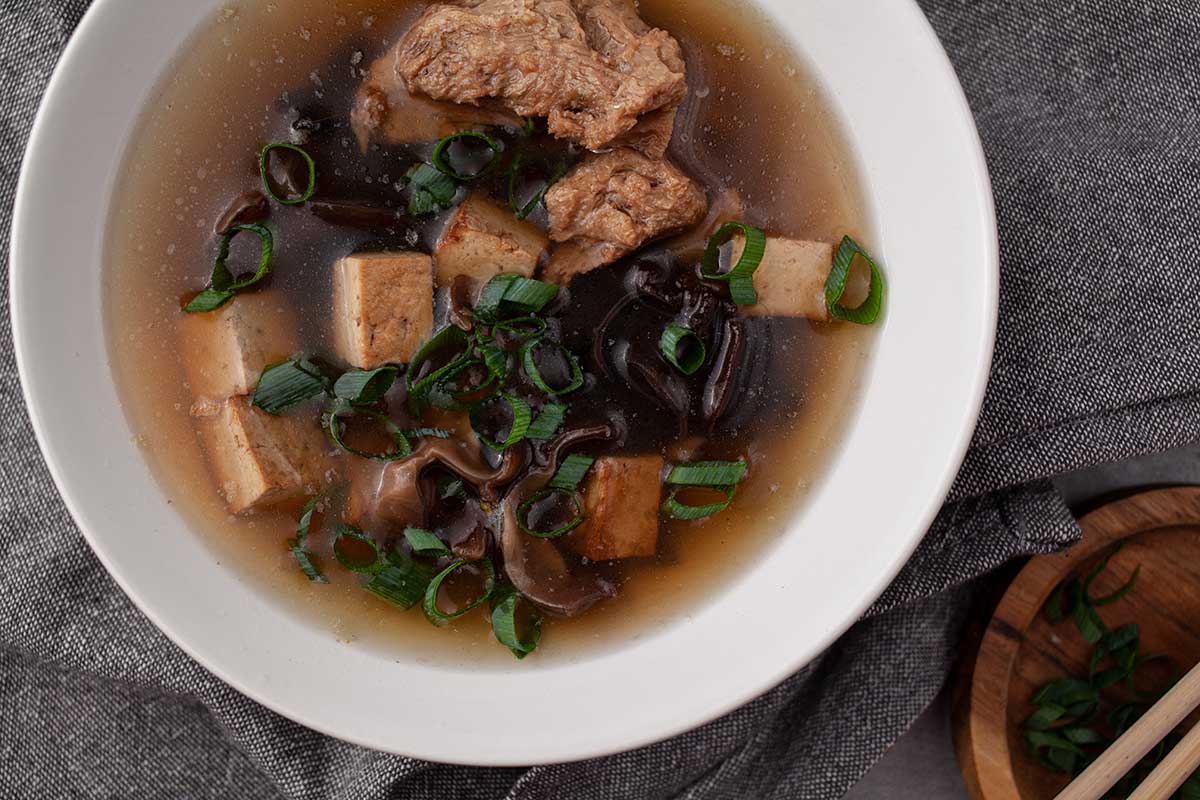 Vegan Hot and Sour Soup Recipe
