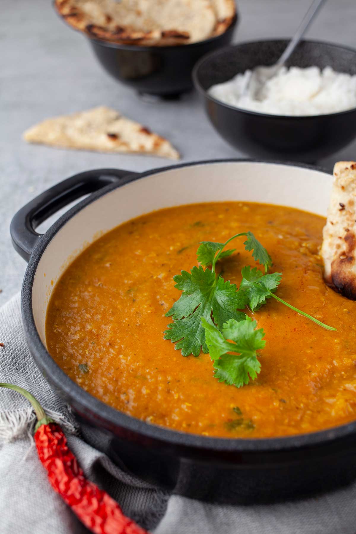 Vegan Red Lentil Curry 