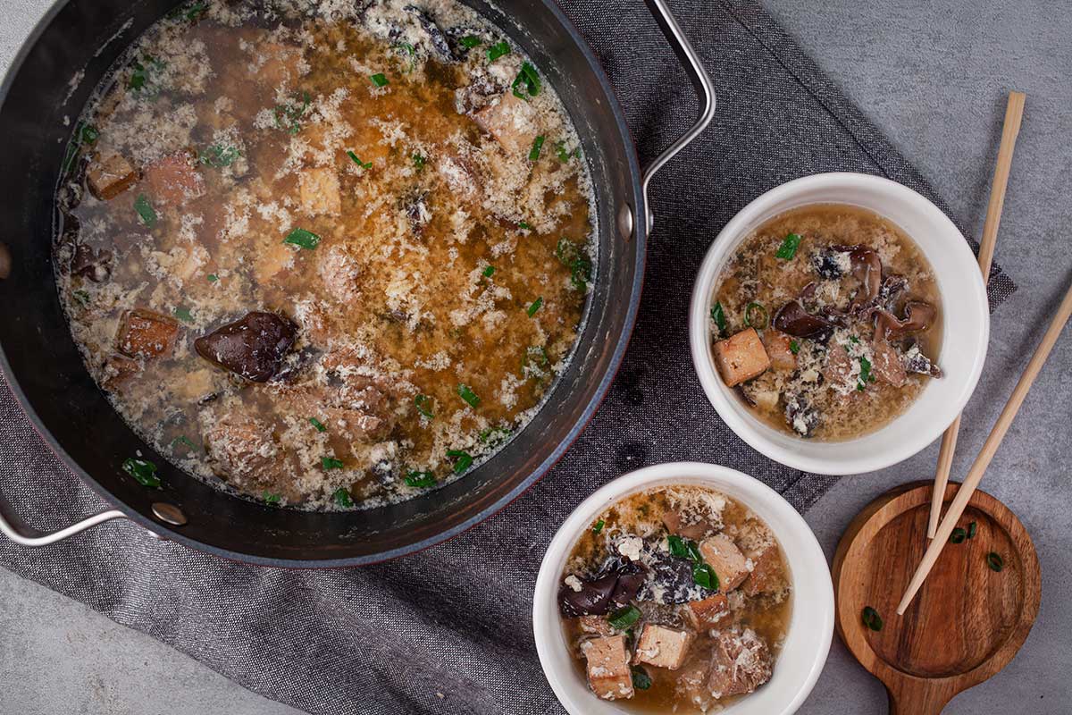 Vegetarian Hot and Sour Soup Recipe