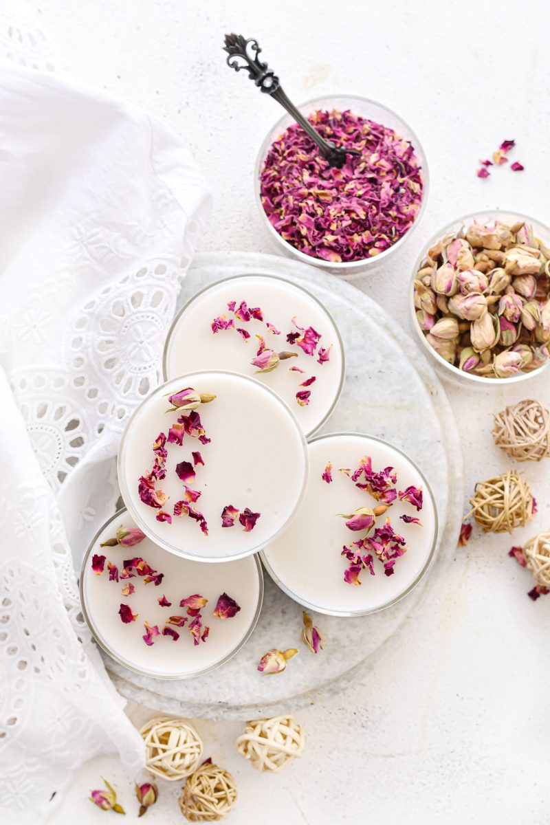 Rose Jam Panna Cotta