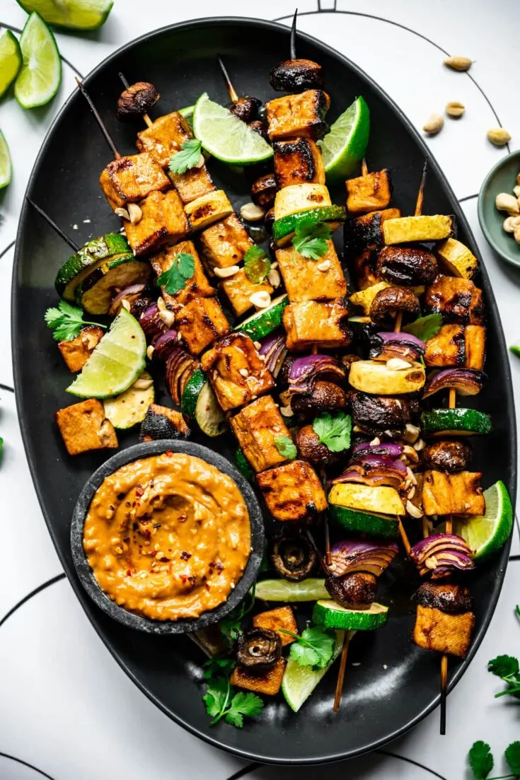 Grilled Tofu Kebabs 